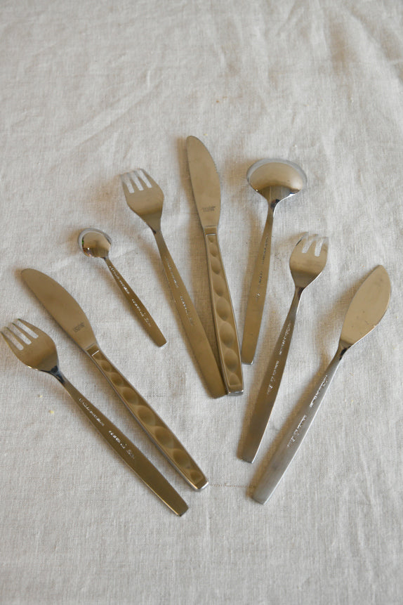 Retro 8 Place Setting Noritake La Seine Cutlery Set