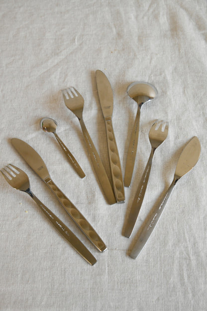Retro 8 Place Setting Noritake La Seine Cutlery Set
