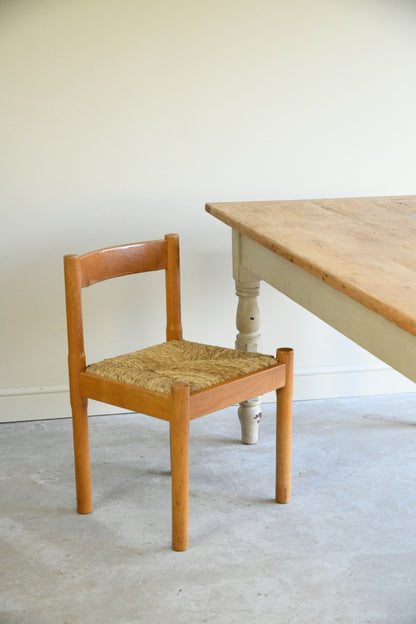 Large Antique Pine Kitchen Table