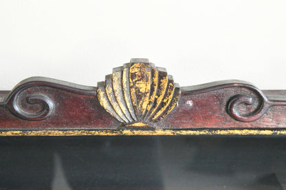 Chinese-Style Glazed Wall Display Cabinet