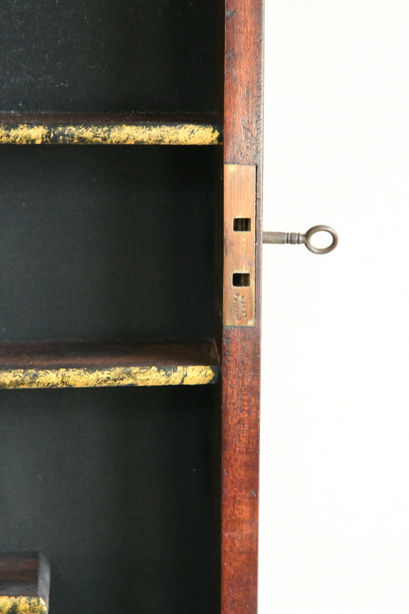 Chinese-Style Glazed Wall Display Cabinet