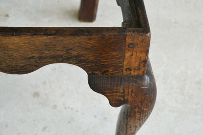 Georgian Oak Chippendale Style Chair