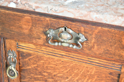 Arts & Crafts Oak Washstand