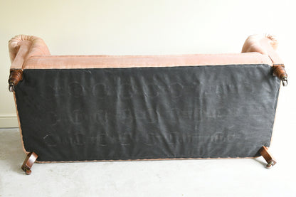 Antique Early 20th Century Upholstered Chesterfield Sofa