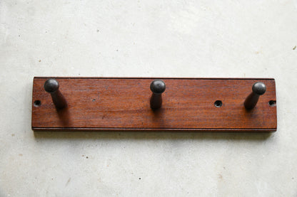 Mahogany Coat Pegs