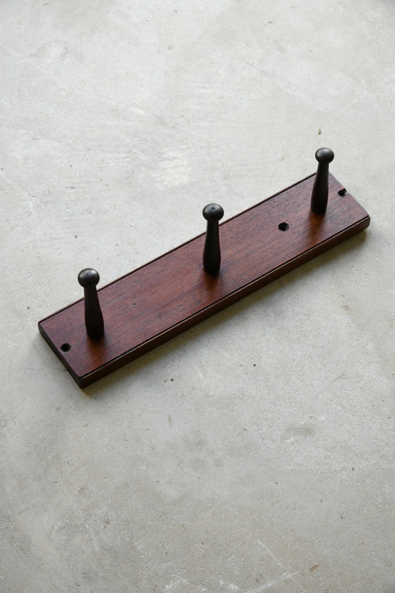 Mahogany Coat Pegs