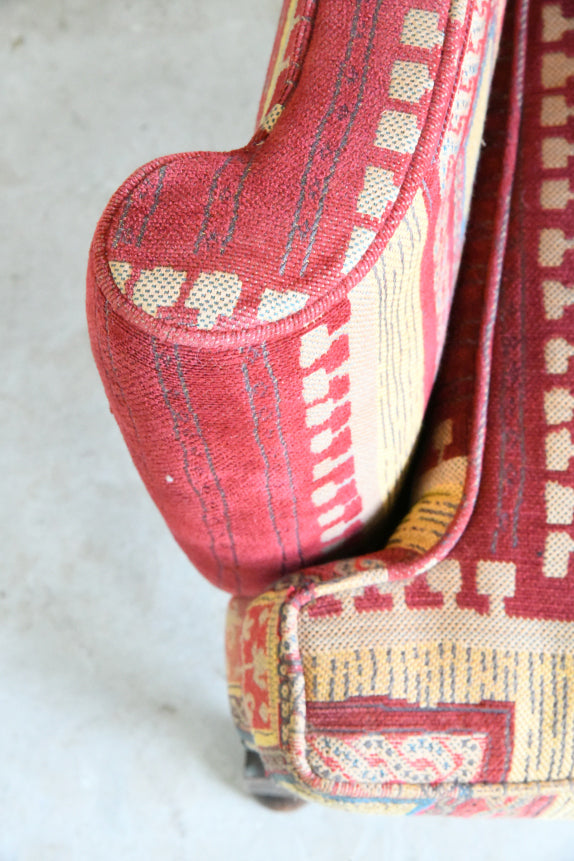 William & Mary Style Upholstered Armchair