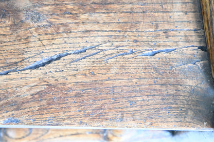 Antique Single Country Elm Kitchen Chair