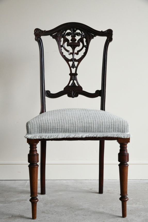 Edwardian Mahogany Occasional Chair