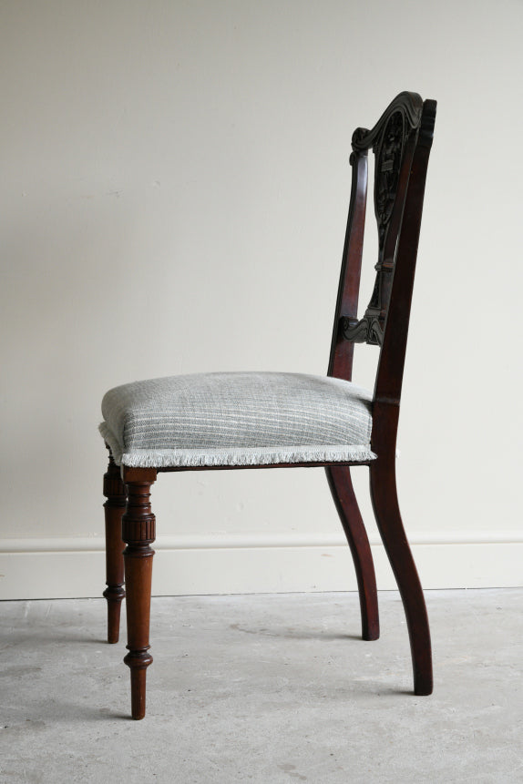 Edwardian Mahogany Occasional Chair