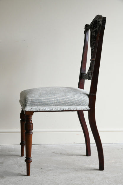 Edwardian Mahogany Occasional Chair