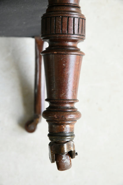 Antique Edwardian Mahogany Open Arm Chair