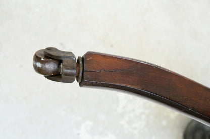 Antique Edwardian Mahogany Open Arm Chair