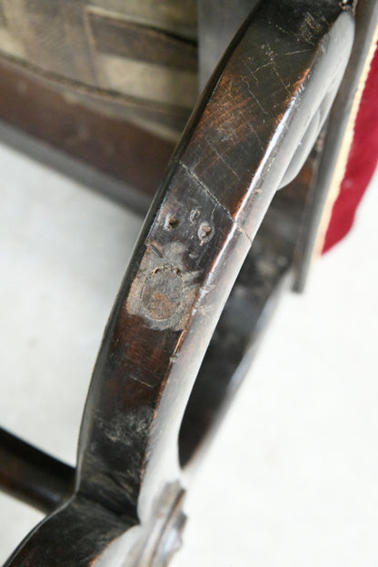 Antique Savonarola Style Stool