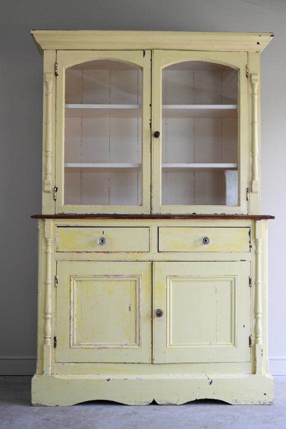 Antique Victorian Painted Pine Dresser