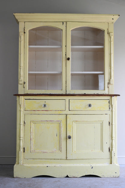 Antique Victorian Painted Pine Dresser