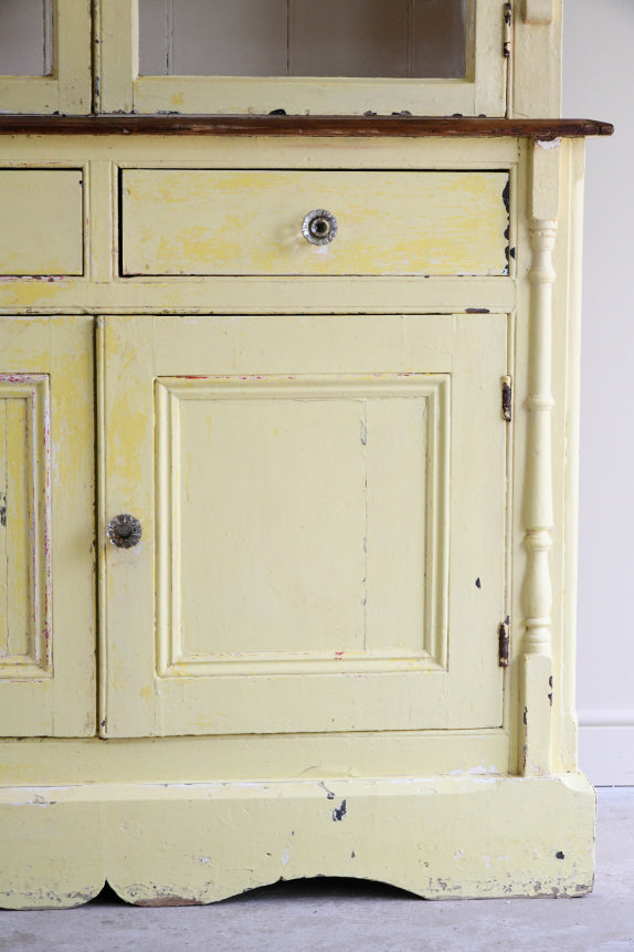 Antique Victorian Painted Pine Dresser