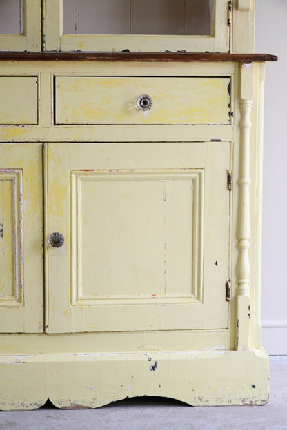 Antique Victorian Painted Pine Dresser