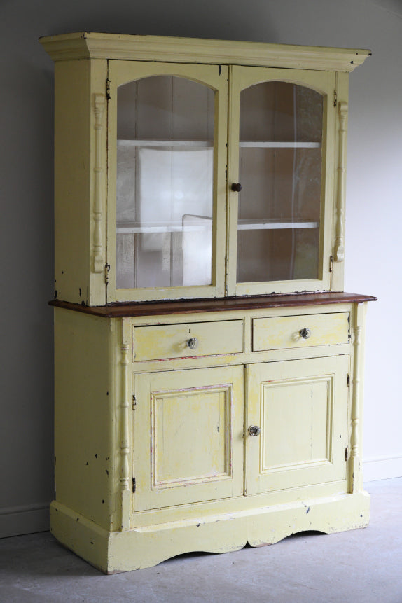 Antique Victorian Painted Pine Dresser