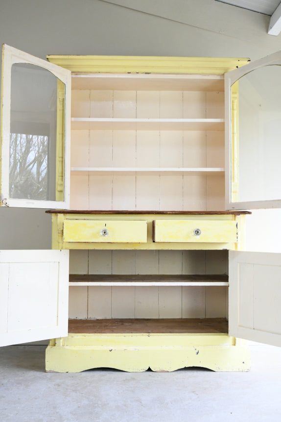 Antique Victorian Painted Pine Dresser