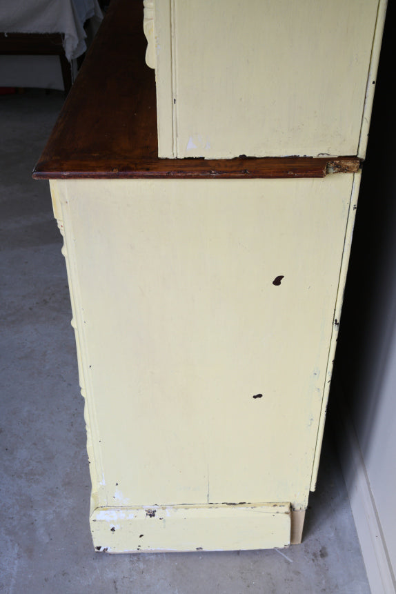 Antique Victorian Painted Pine Dresser