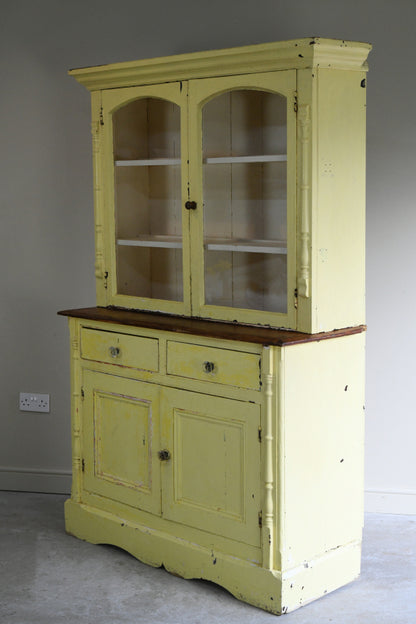 Antique Victorian Painted Pine Dresser