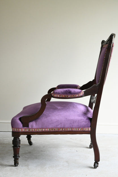 Edwardian Mahogany Armchair