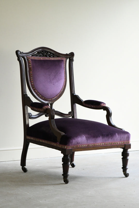 Edwardian Mahogany Armchair