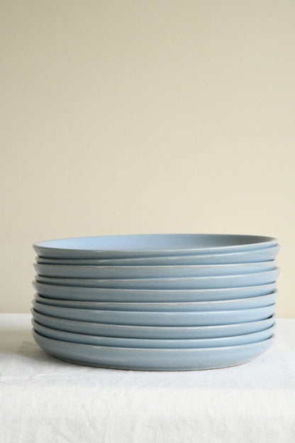 10 Vintage Denby Homestead Brown Dinner Plates