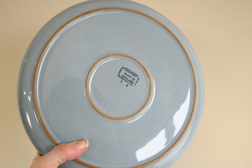 10 Vintage Denby Homestead Brown Dinner Plates