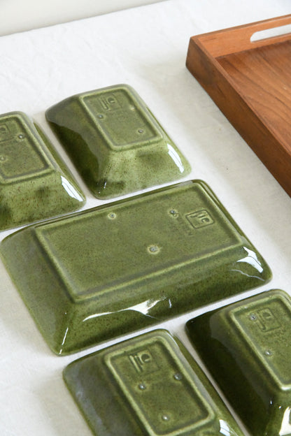 Retro Jie Gantofta Sweden Serving Tray & Dishes