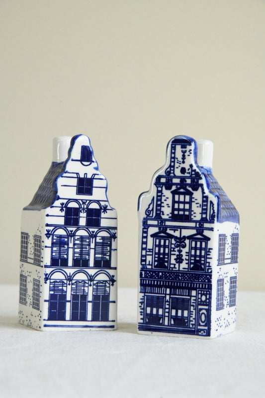 Vintage Delft Salt & Pepper Shakers