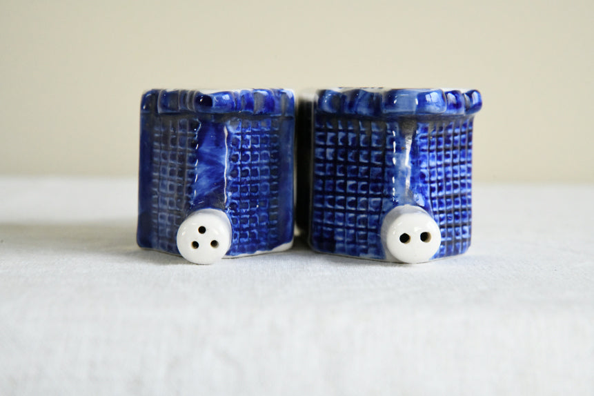 Vintage Delft Salt & Pepper Shakers