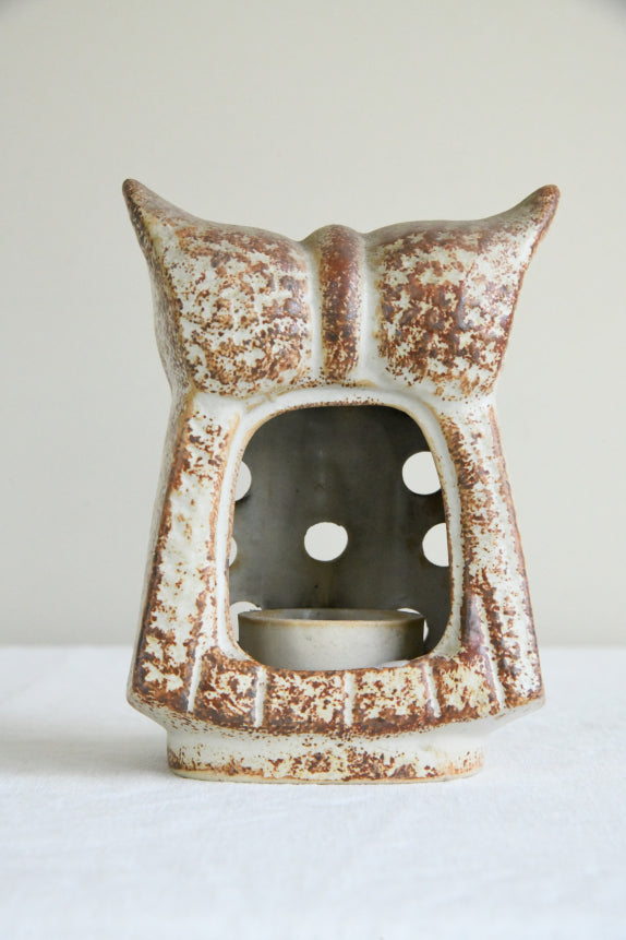 Vintage Ceramic Owl Tealight Holder