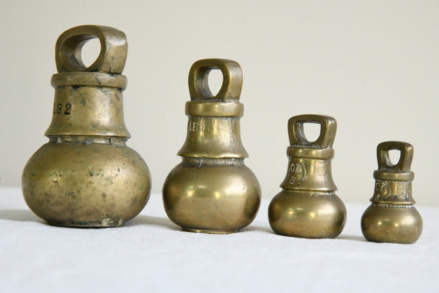 Collection Brass Kitchen Weights