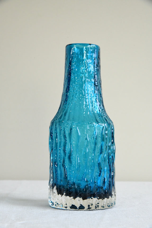Geoffrey Baxter Whitefriars Blue Bottle Vase