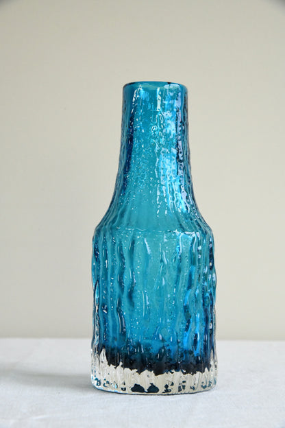 Geoffrey Baxter Whitefriars Blue Bottle Vase