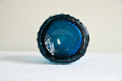 Geoffrey Baxter Whitefriars Blue Bottle Vase