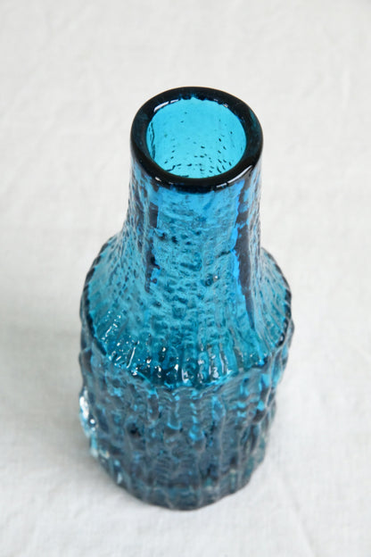 Geoffrey Baxter Whitefriars Blue Bottle Vase
