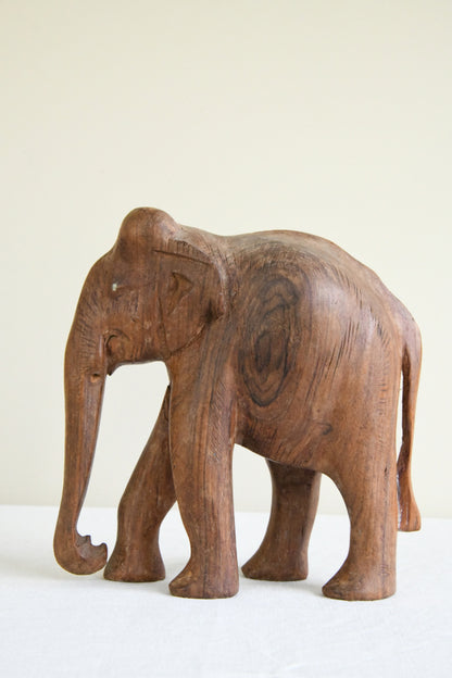 Carved Teak Elephant