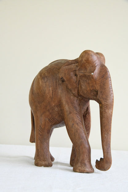 Carved Teak Elephant