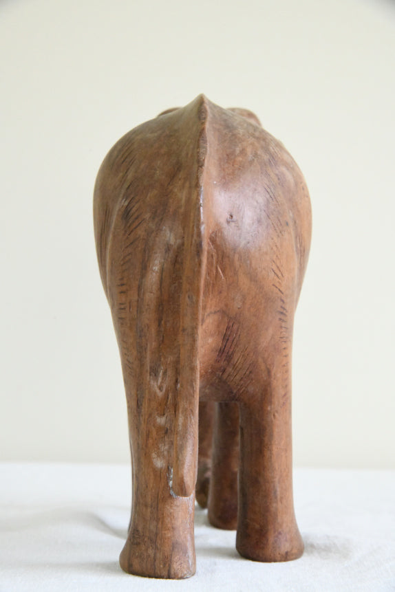 Carved Teak Elephant