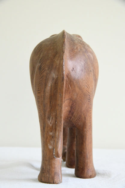 Carved Teak Elephant