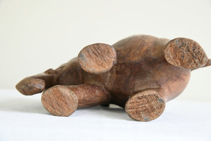 Carved Teak Elephant