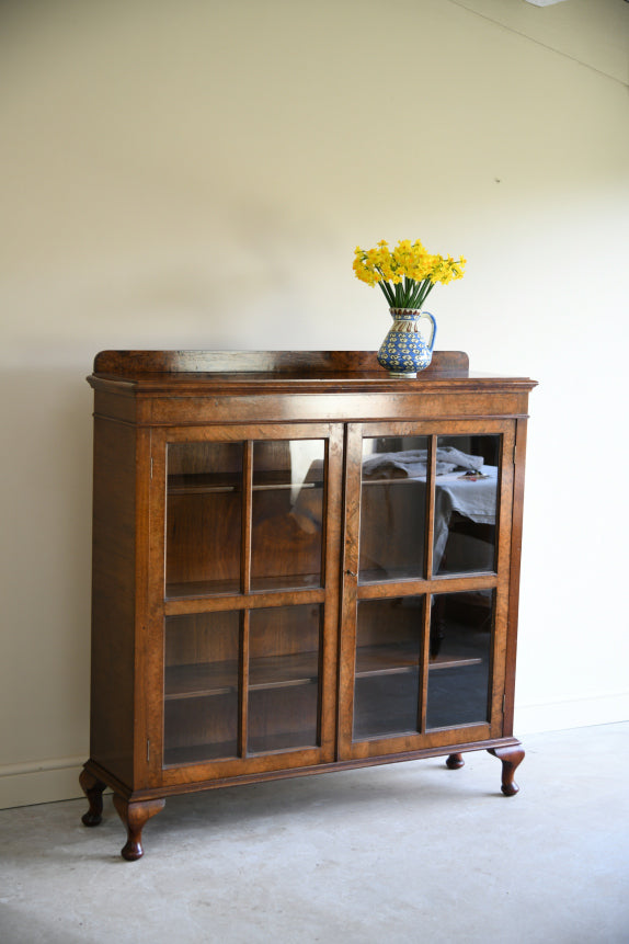 Vintage Walnut Bookcase