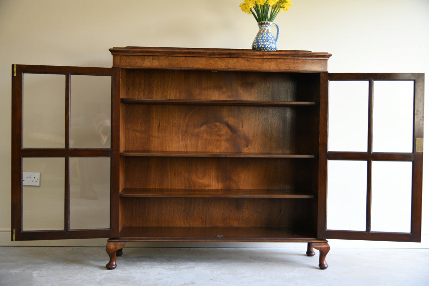 Vintage Walnut Bookcase
