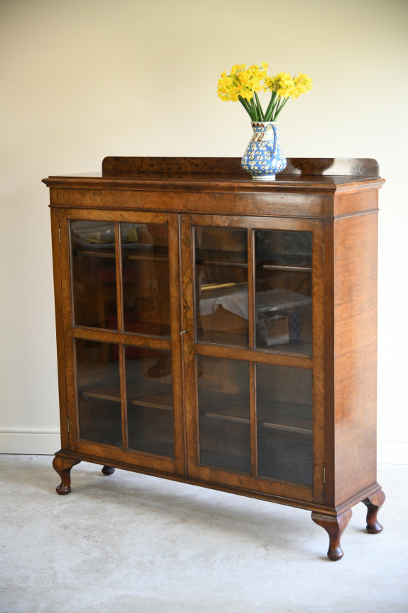 Vintage Walnut Bookcase
