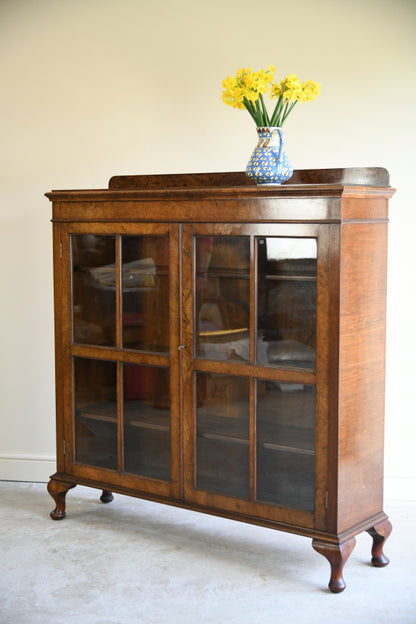 Vintage Walnut Bookcase