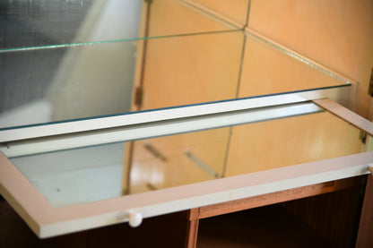 Vintage Burr Walnut Cocktail Cabinet