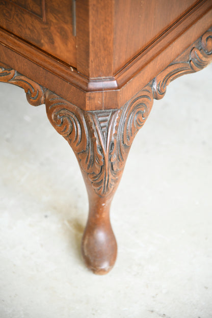 Vintage Burr Walnut Cocktail Cabinet
